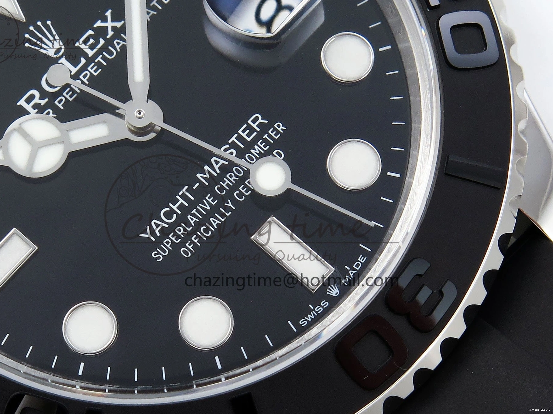 0801 Cozy Yacht-Master 42mm 226659 TEDF 1:1 Best Edition 3D Black Ceramic Bezel on Oysterflex Strap VS3235 (Gain Weight) 1675